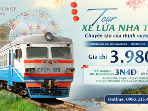 TOUR XE LỬA : NHA TRANG THỎA SỨC VUI CHƠI VINWONDER – BIỂN DỐC LẾT