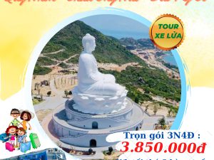 TOUR XE LỬA : QUY NHƠN – ĐẢO KỲ CO – CHÙA ÔNG NÚI – KDL HẦM HÔ TÂY SƠN