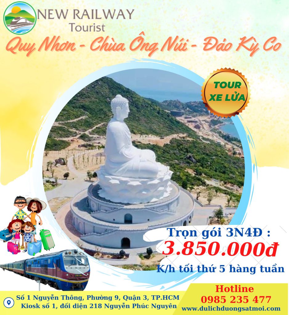 TOUR XE LỬA : QUY NHƠN – ĐẢO KỲ CO – CHÙA ÔNG NÚI – KDL HẦM HÔ TÂY SƠN