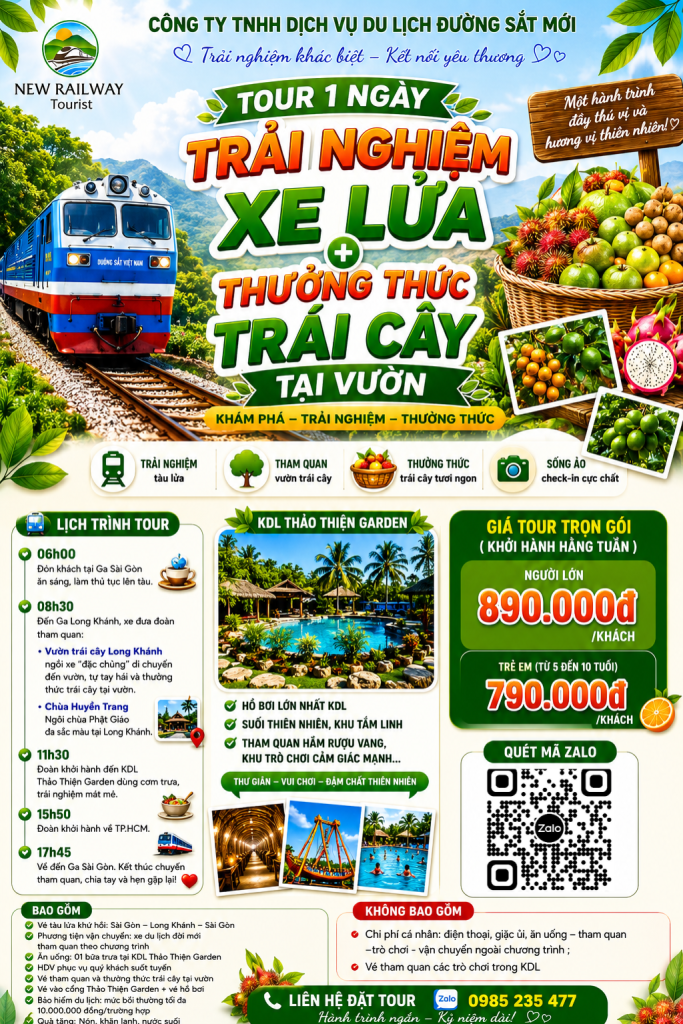 KHÁM PHÁ VƯỜN TRÁI CÂY LONG KHÁNH 1 NGÀY